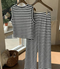 Plus Size 2 Piece Stripe Outfit