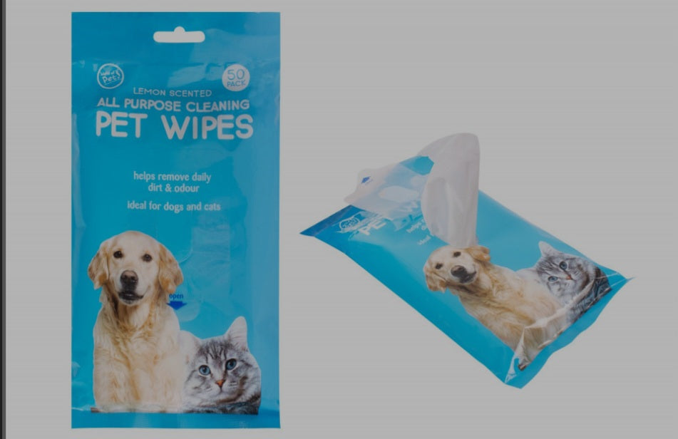 Dog Wipes — Pack of 50
