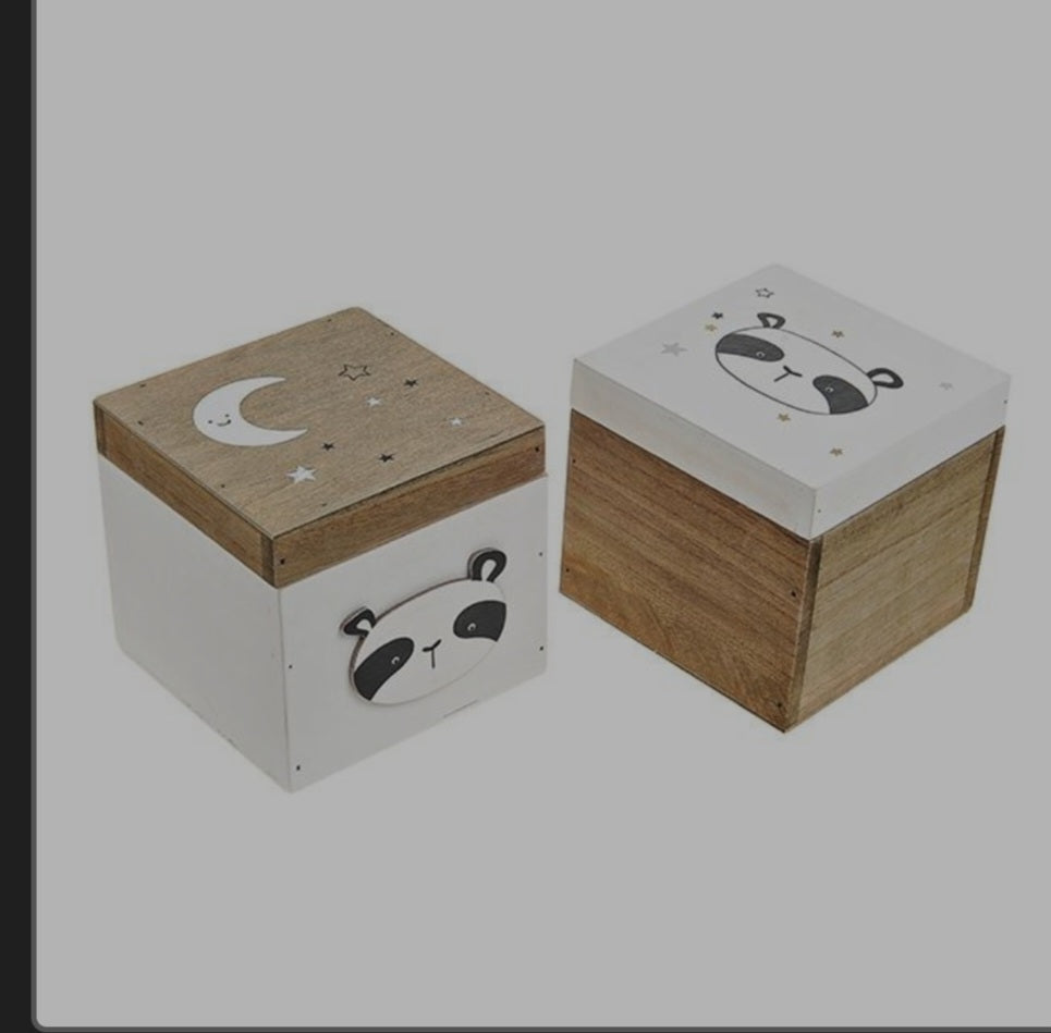 13cm Panda Storage Box