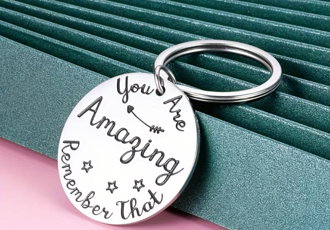 You Are Amazing Keyring