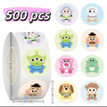 500pcs Toy Story Character Stickers Roll